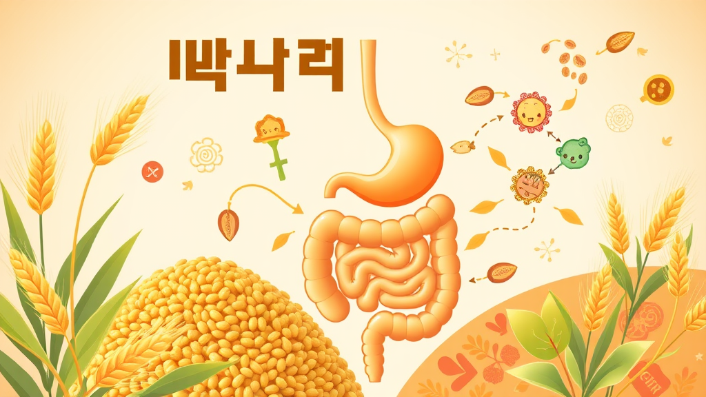 골드 카무트 효소의 소화 개선 효과